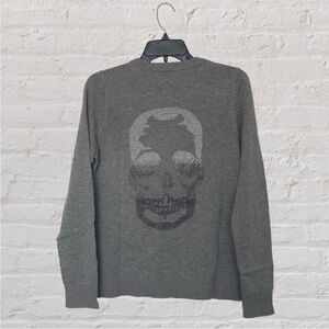 Zadig & Voltaire Miss Skull Studded Sweater Size Medium